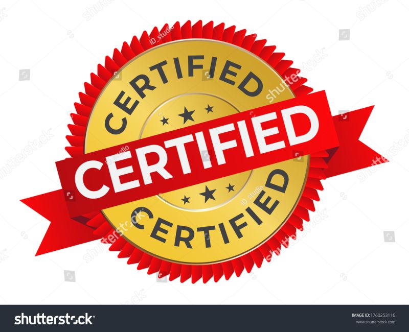 Certified Certificate